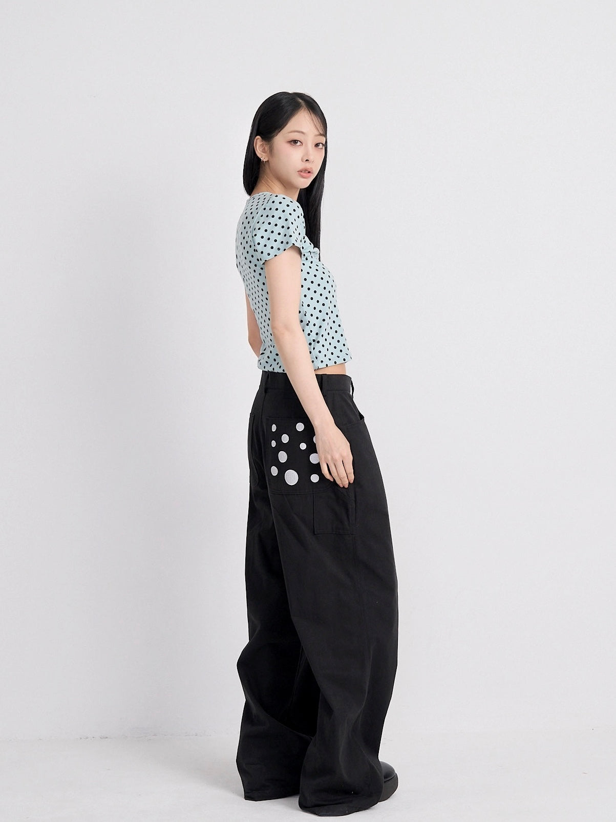 panel half dot tops