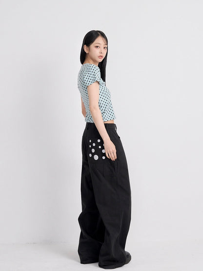 panel half dot tops