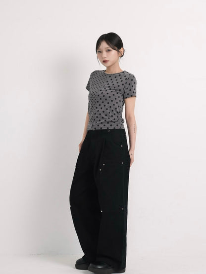 panel half dot tops