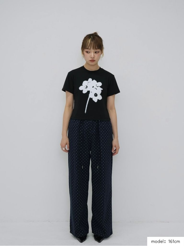 loose dot pants