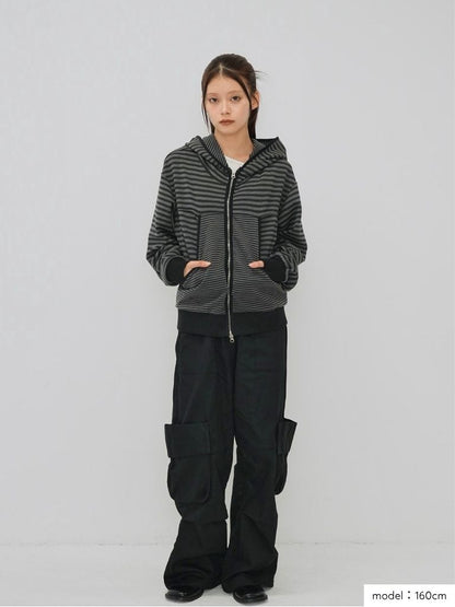 folding waist jogger pants