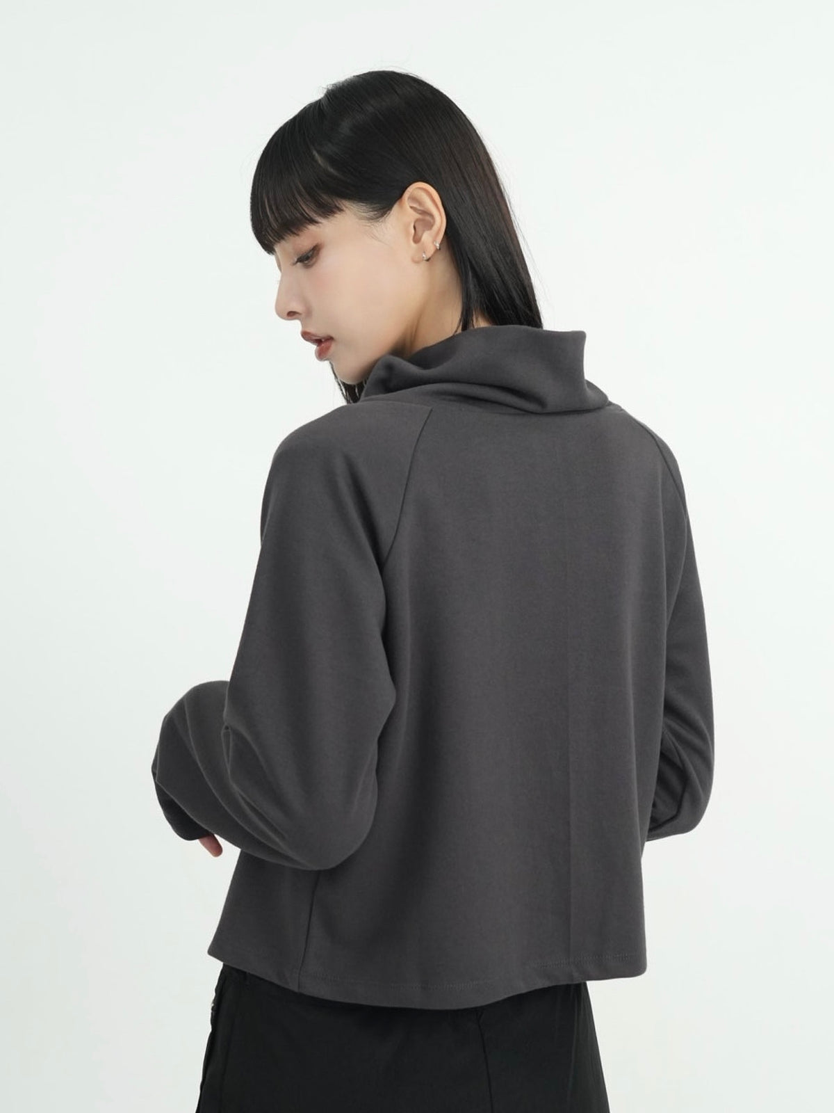 minimal double button cardigan