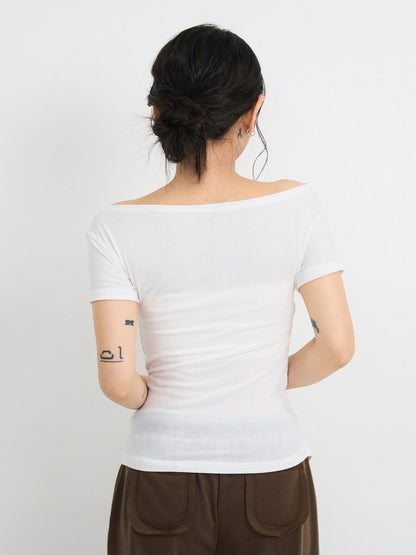 side tie snap tops