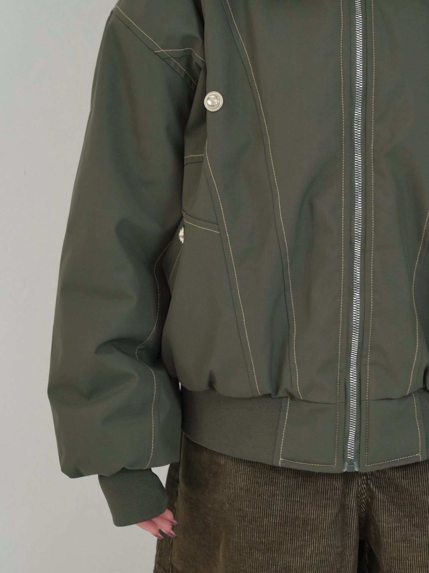 military fur hood jacket