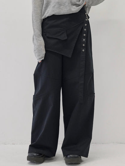 wrap cross pants