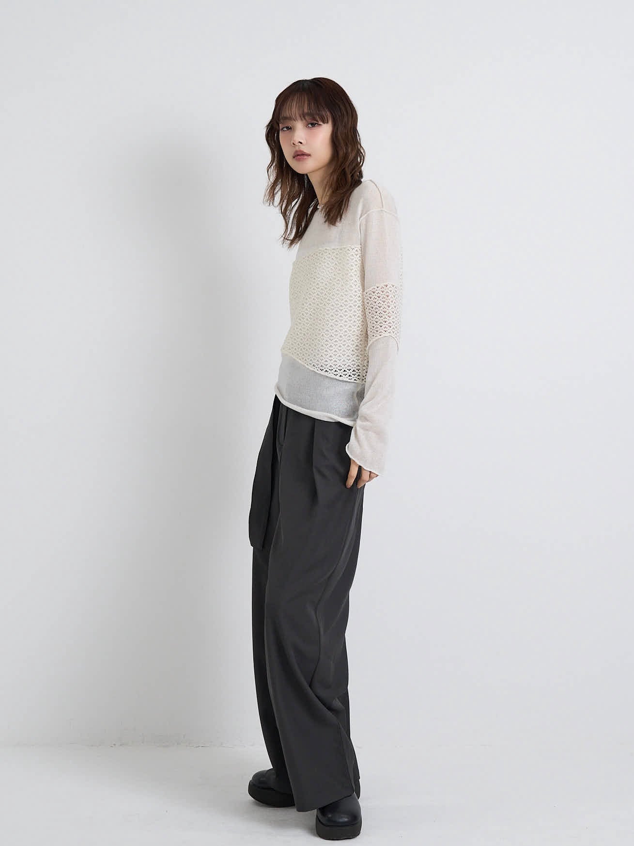 airy open summer knit tops