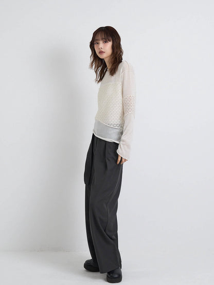 airy open summer knit tops