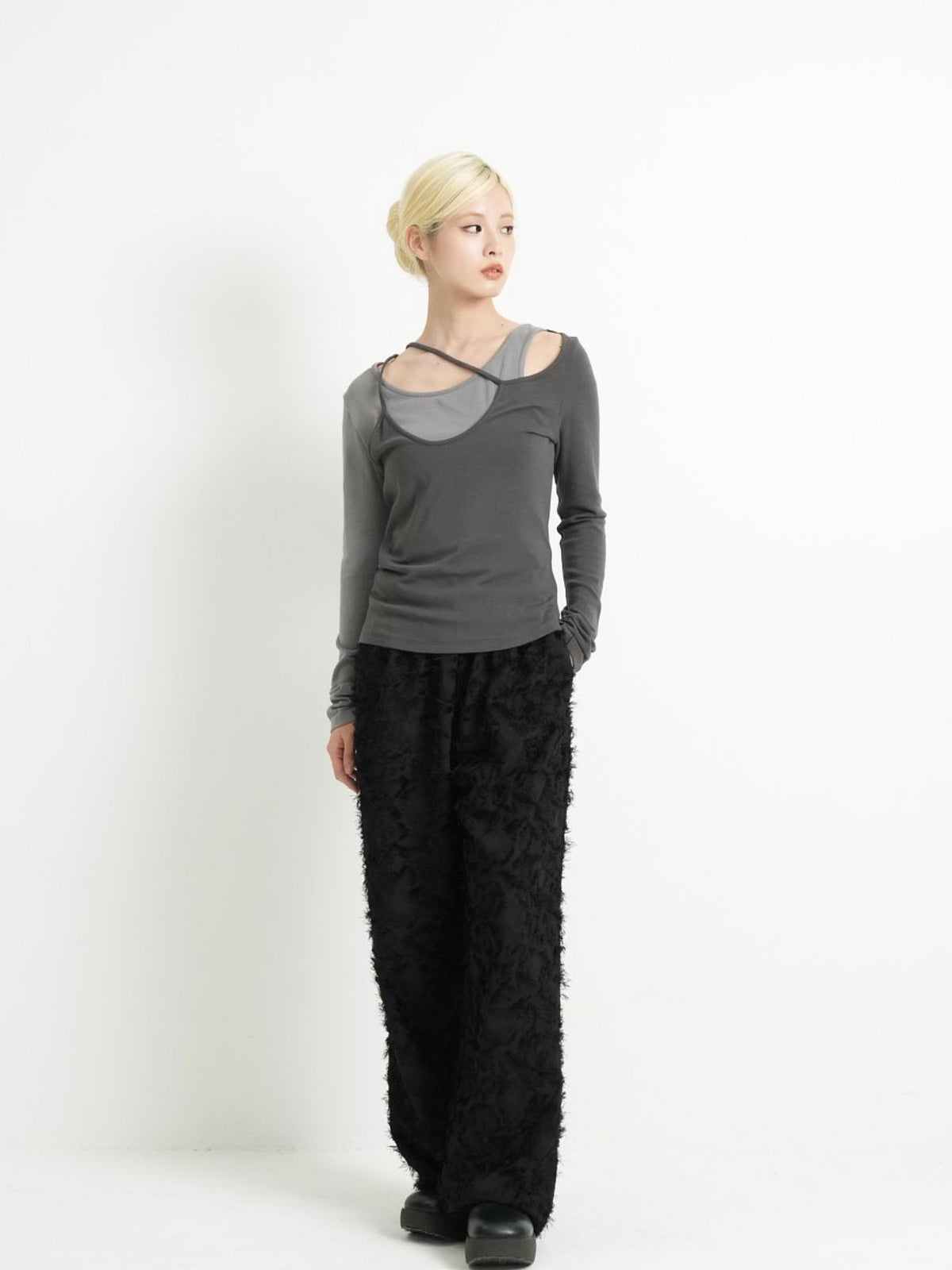 shaggy volume pants