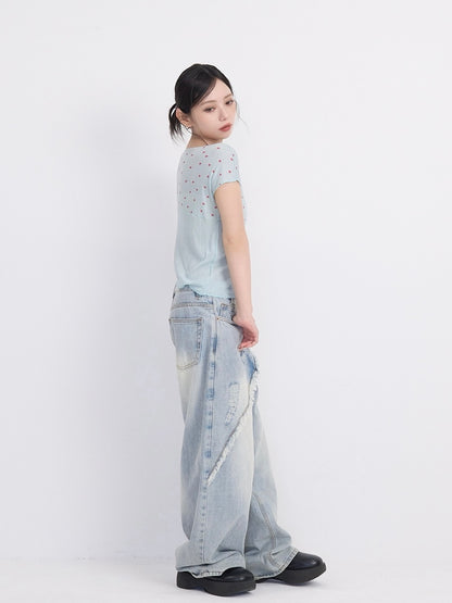 yoke dot rib tops
