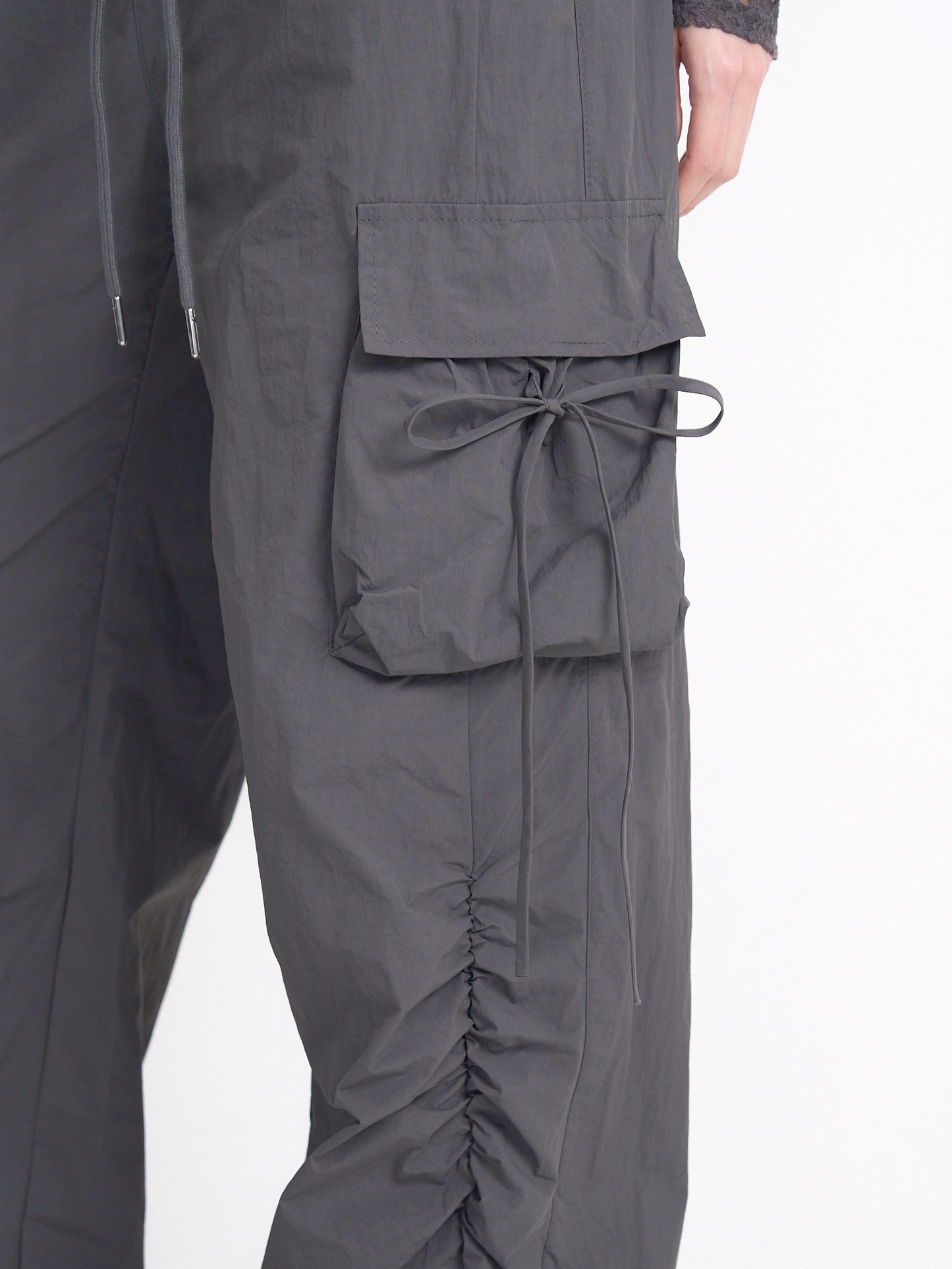volume drawstring cargo pants