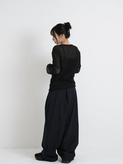 airy open summer knit tops