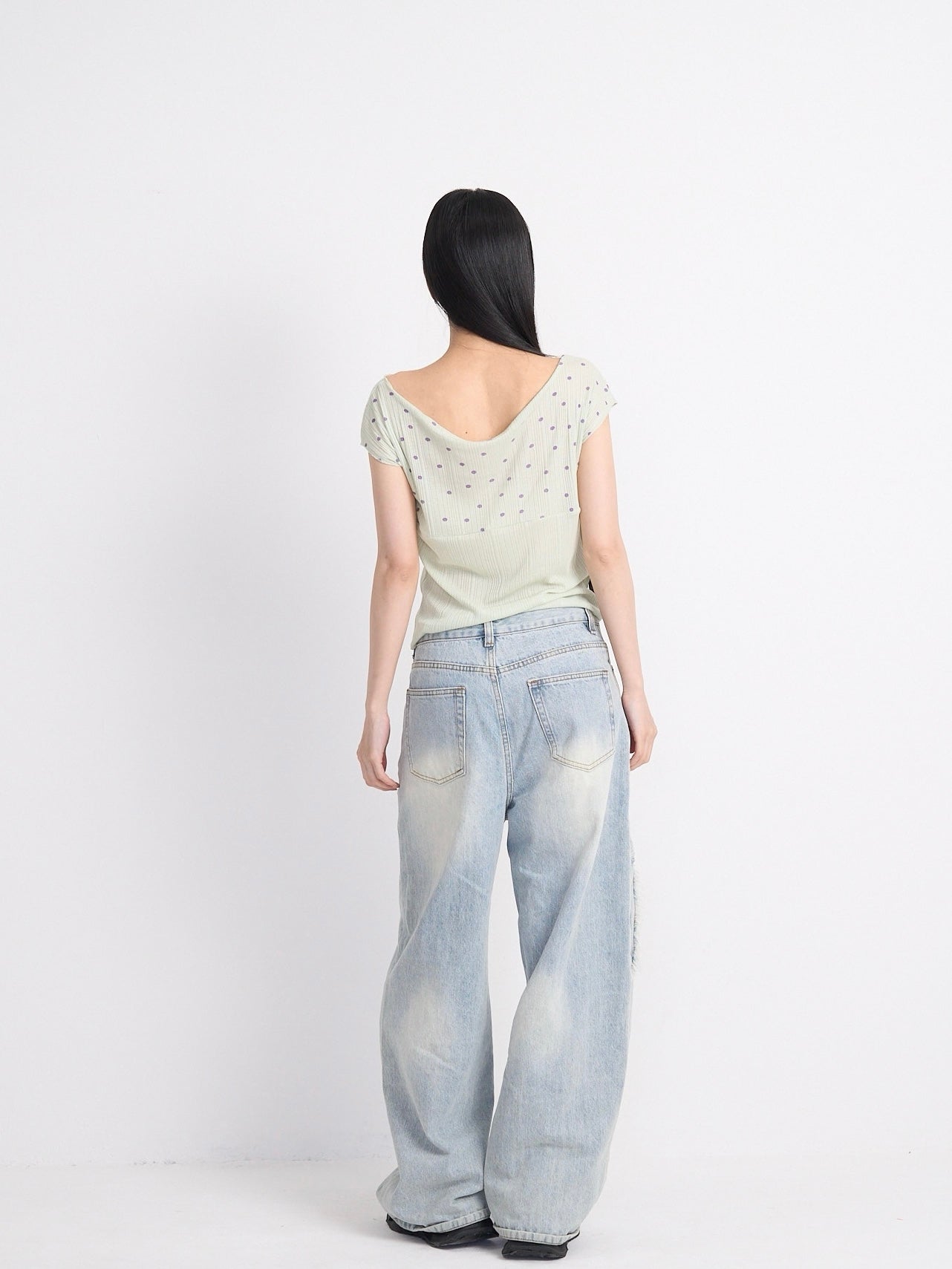 yoke dot rib tops