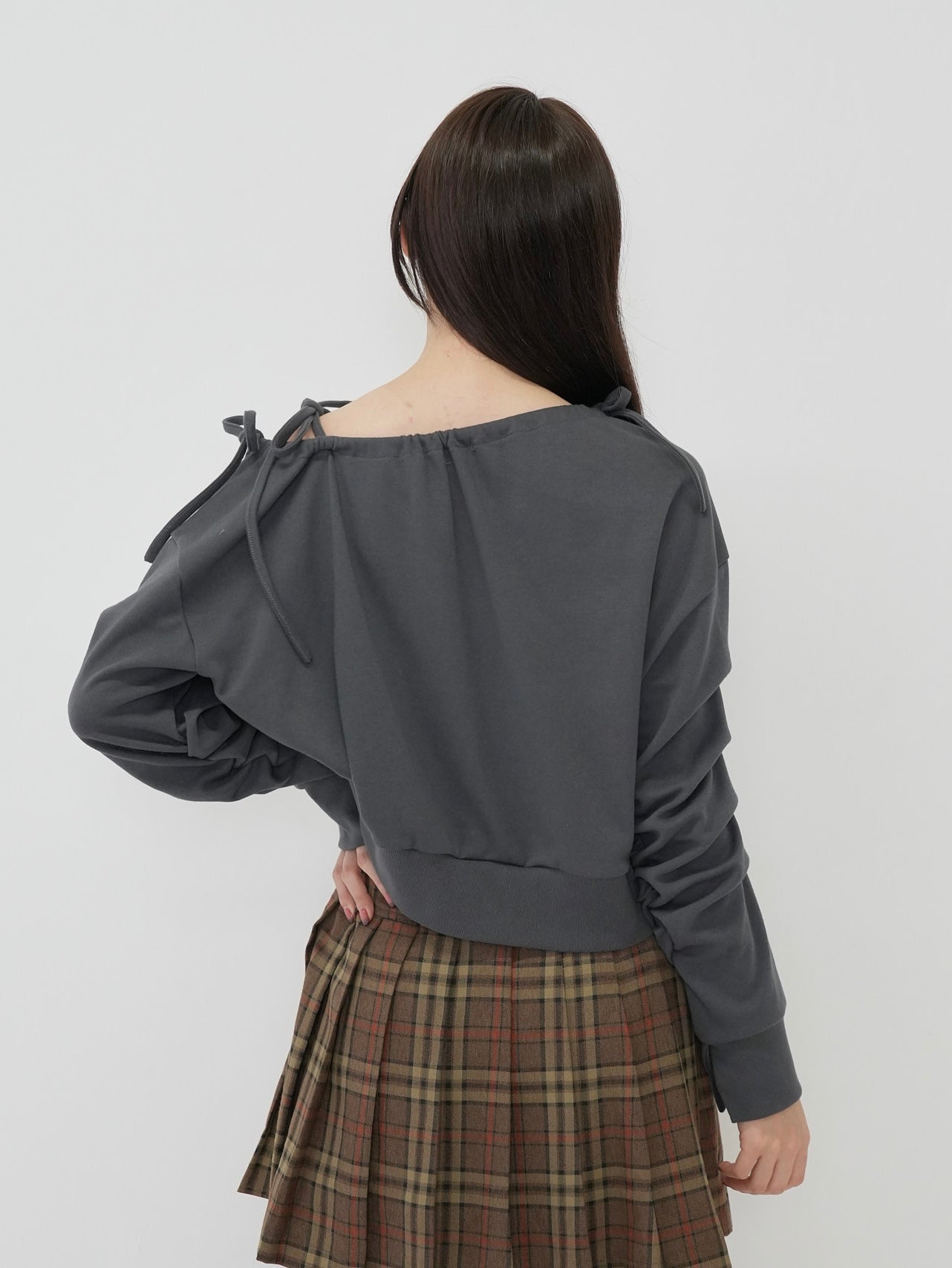 ribbon off shoulder tops