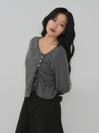 border peek cardigan