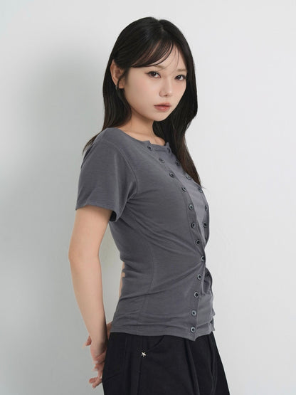 double button tops