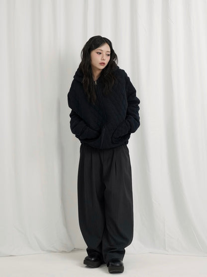 soft quilting hoodie