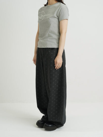 star dot balloon pants