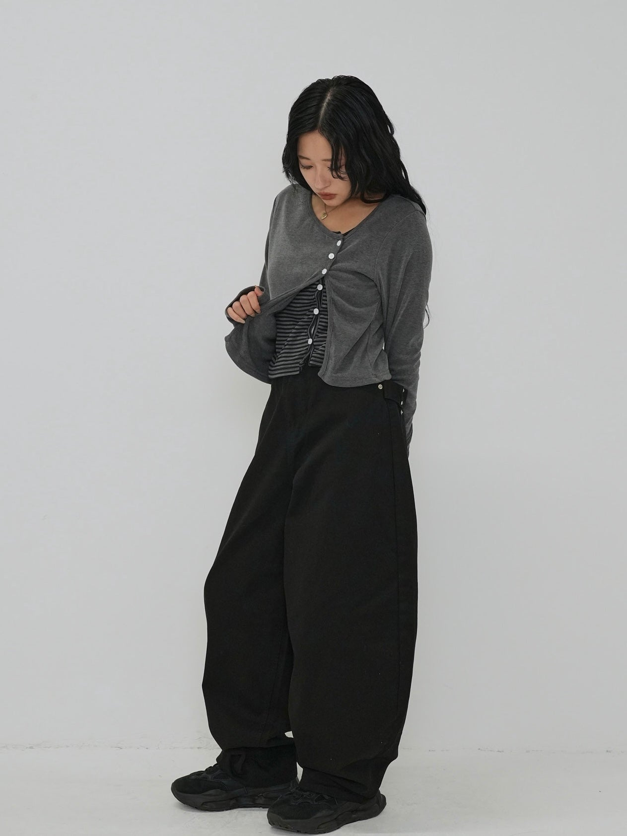 border peek cardigan