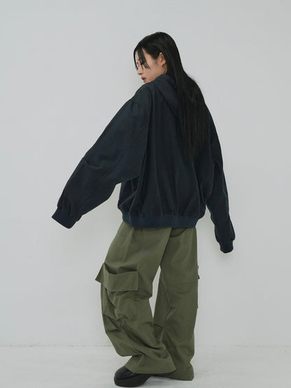 folding waist jogger pants