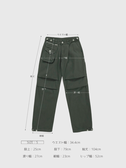 panel pocket cargo pants