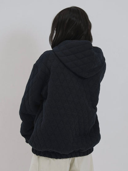 soft quilting hoodie
