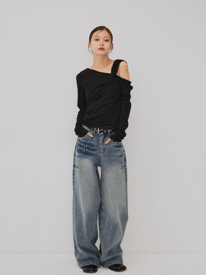 thick eyelet belt