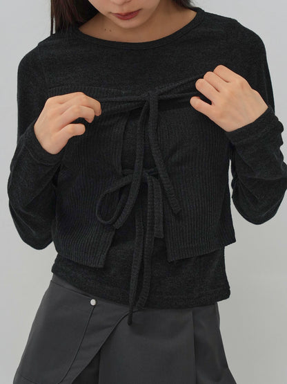 ribbon layered tube tops