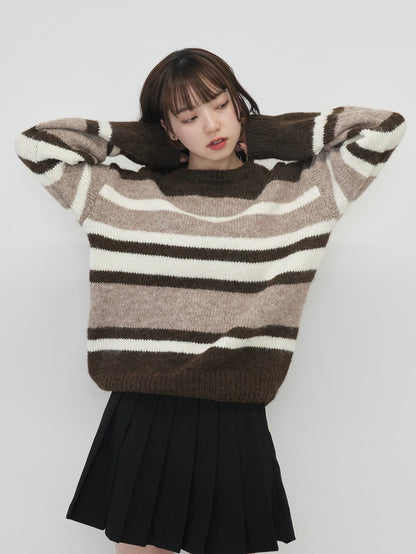 random boarder wool knit