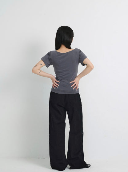 double button tops