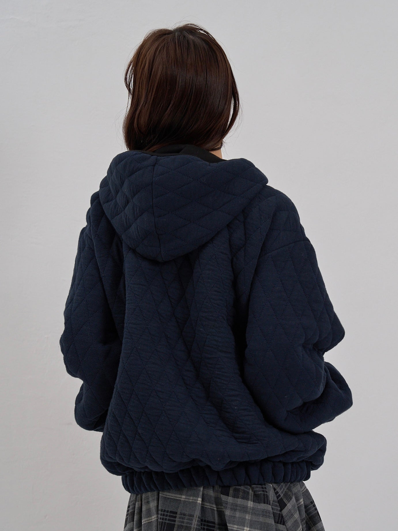 soft quilting hoodie