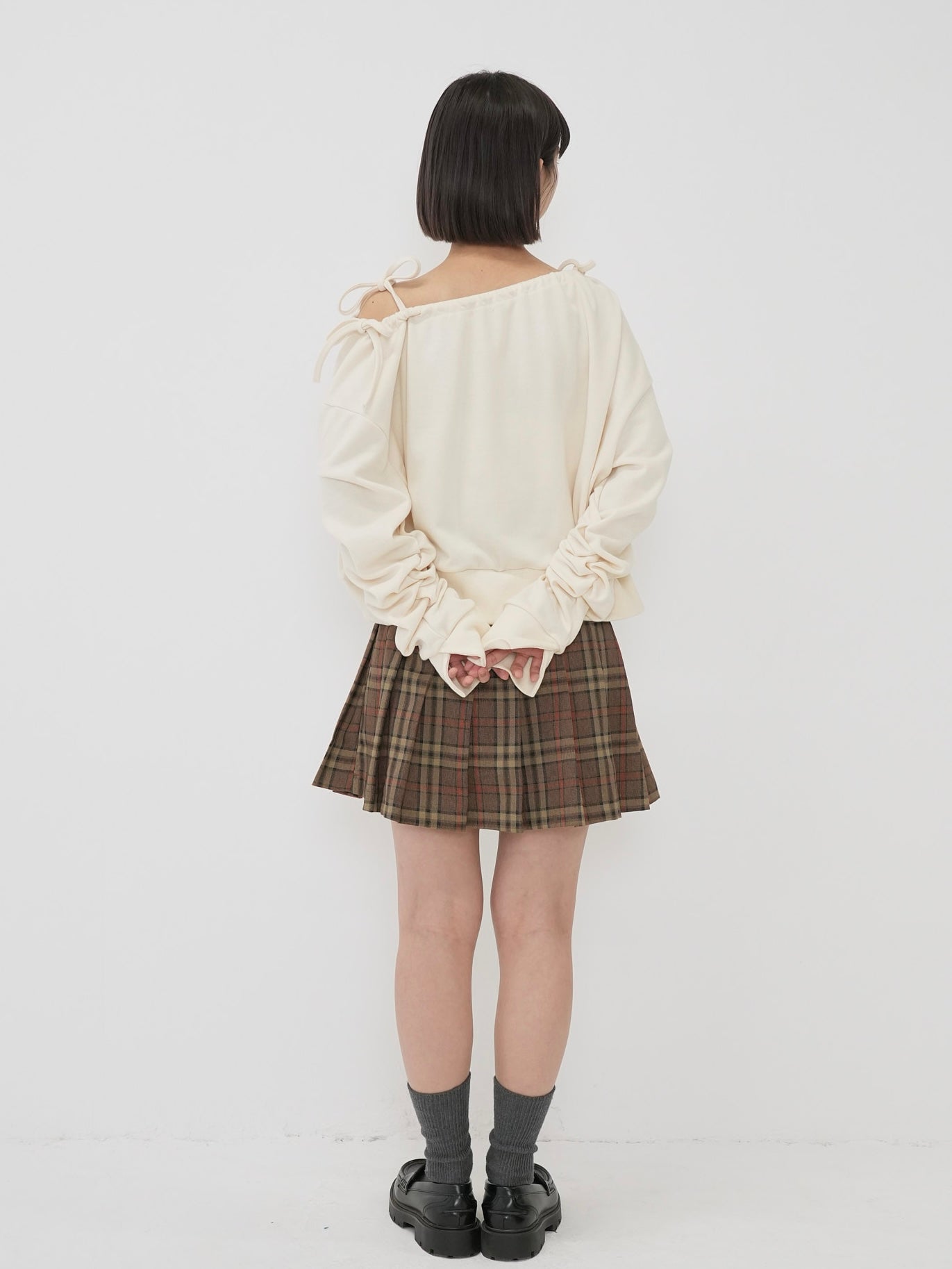 ribbon off shoulder tops