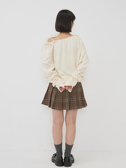 ribbon off shoulder tops