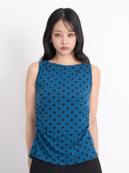 dot back cut out tops