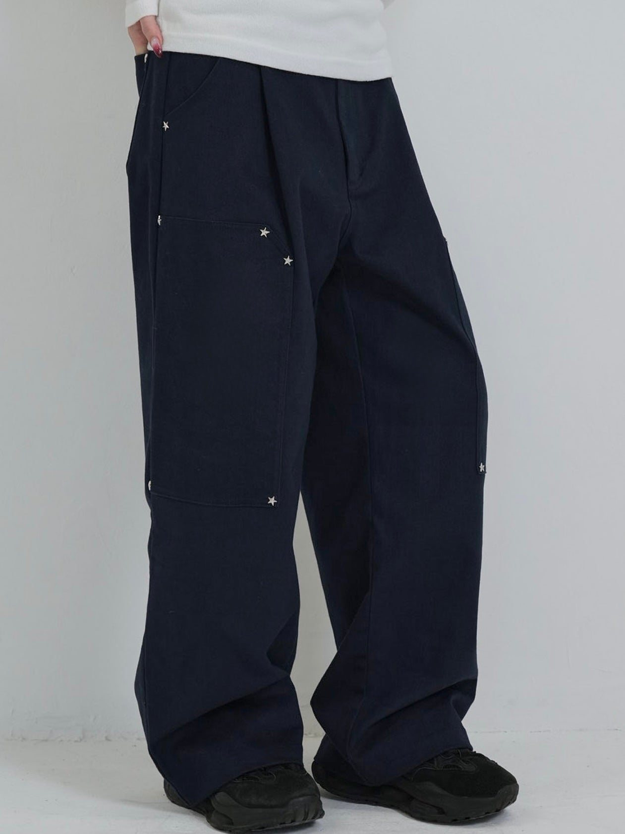 mini studs wide pants – enewdnina