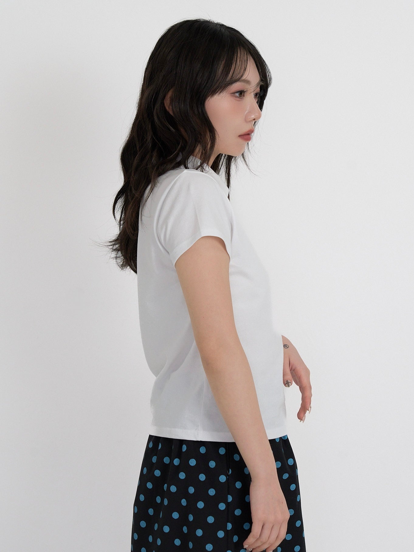 mini collar compact tops