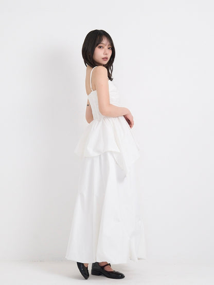 shirring peplum tops