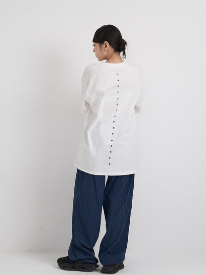 back eyelet line tops
