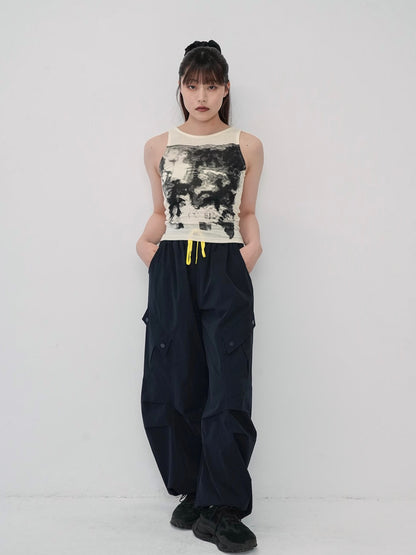accent string pants