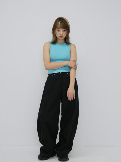 color rib tank top