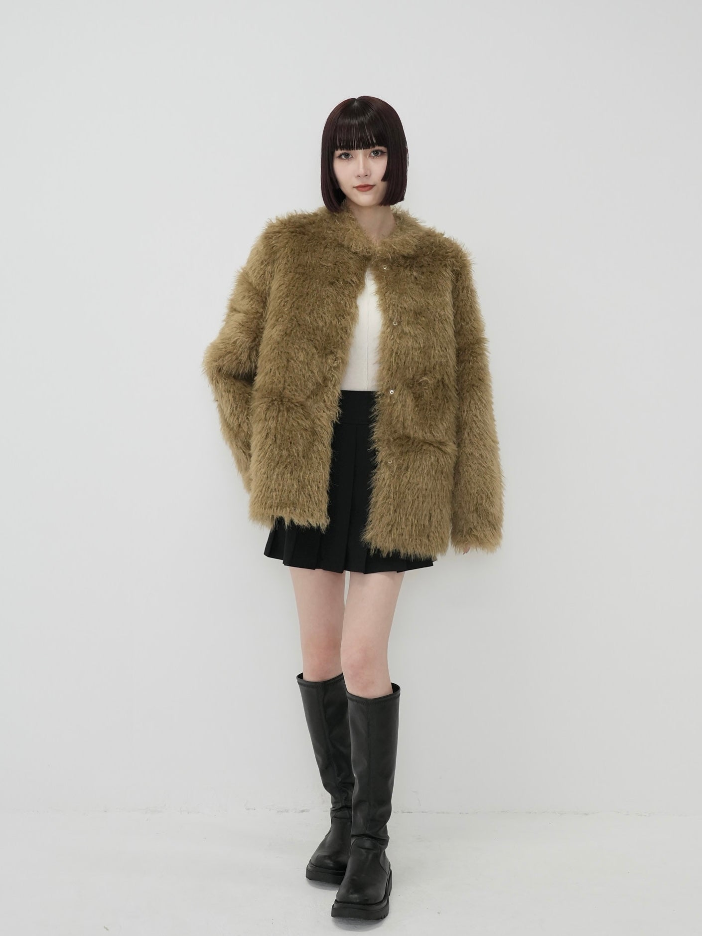 faux fur coat