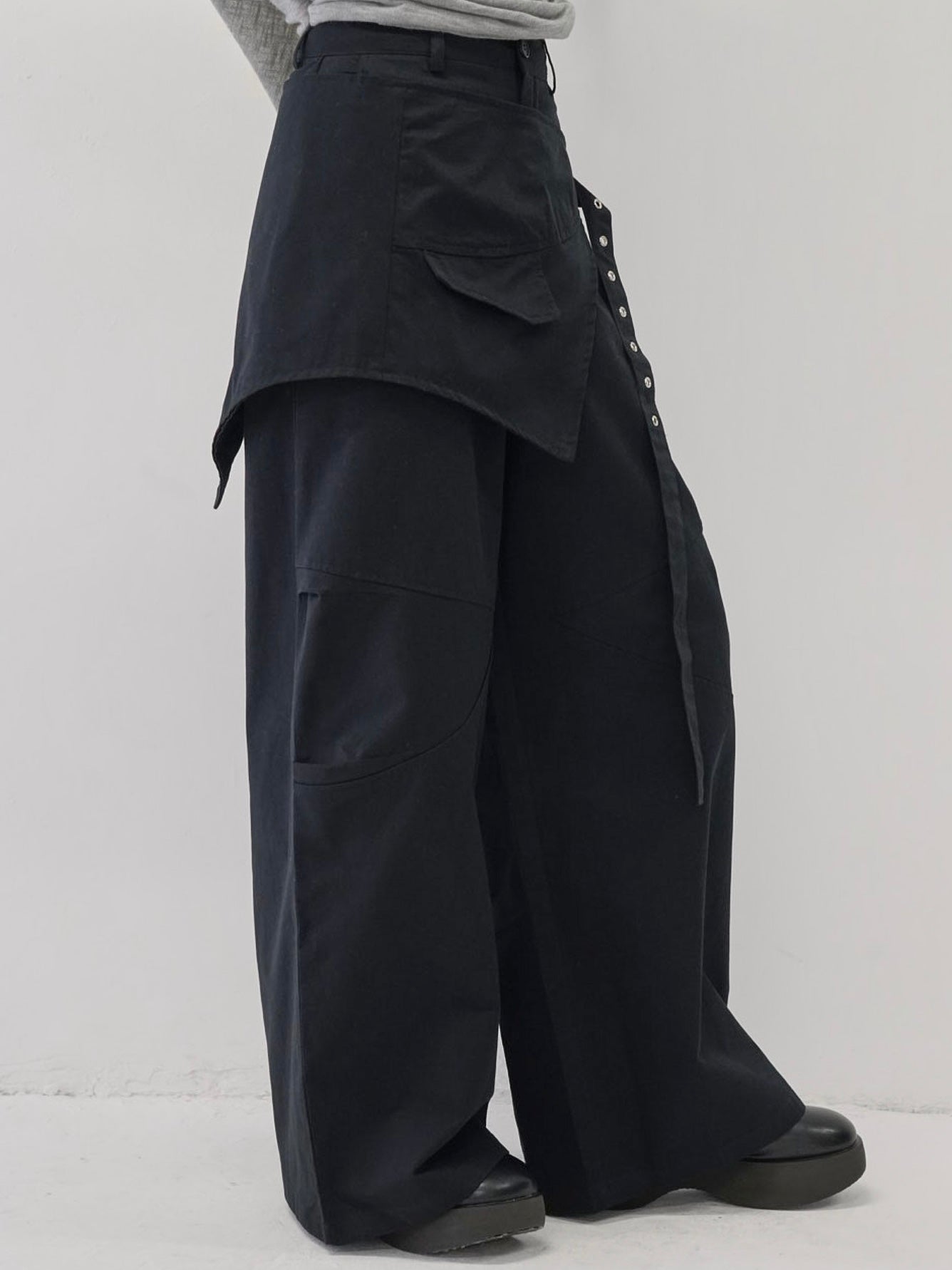 wrap cross pants