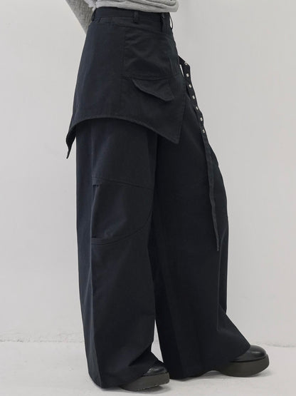 wrap cross pants