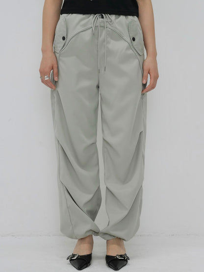 drawstring cargo pants