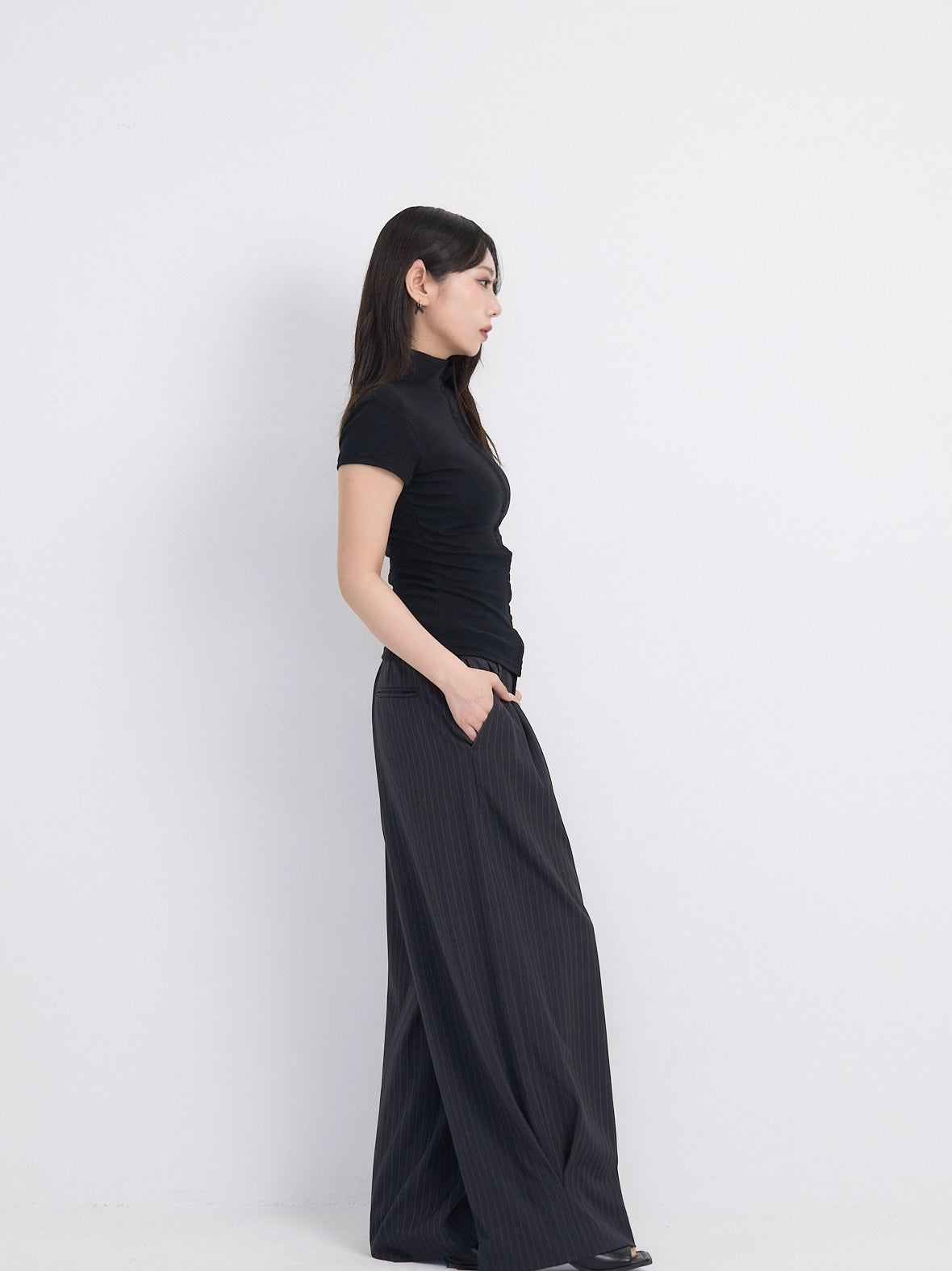 slim hook detail tops