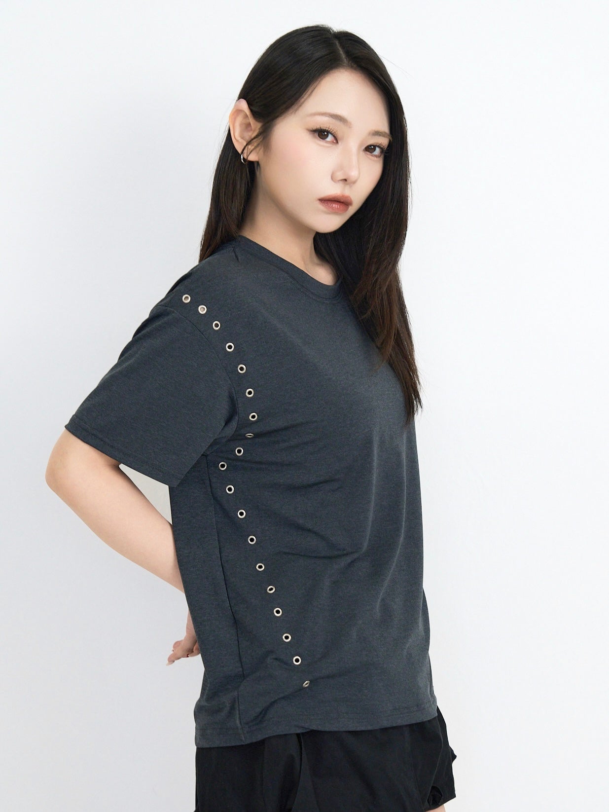 eyelet line tops