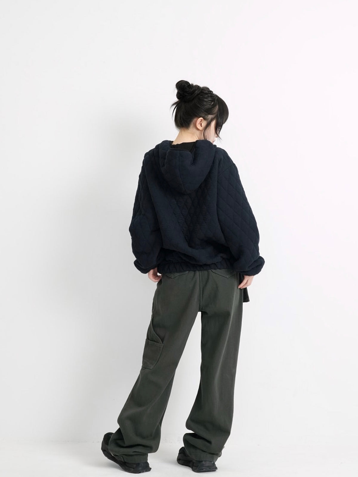 soft quilting hoodie