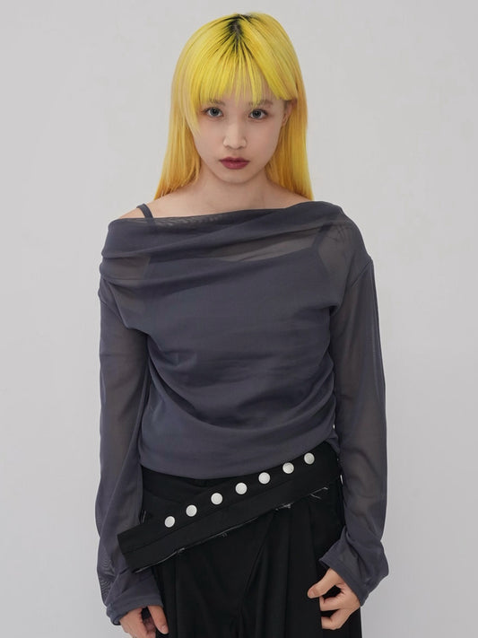 sheer mesh tops