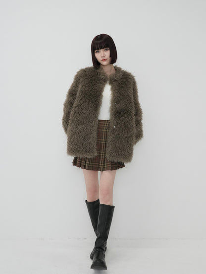 faux fur coat