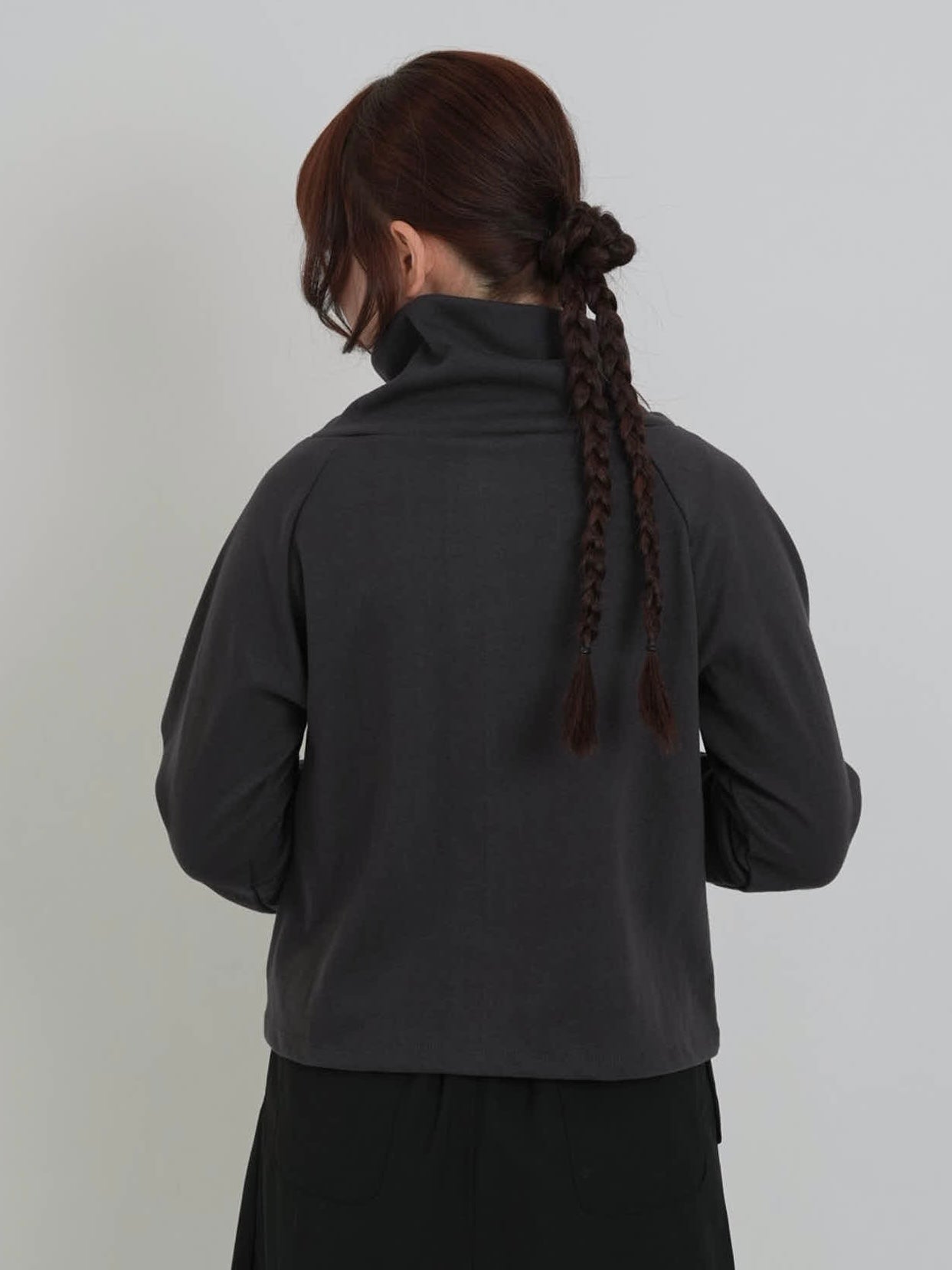 minimal double button cardigan