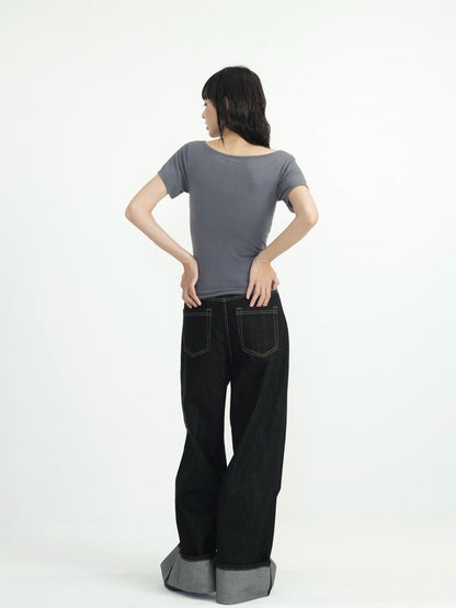 double button tops
